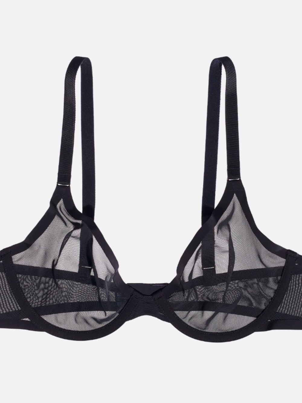 NEW CUUP 38E The Plunge Black Bra